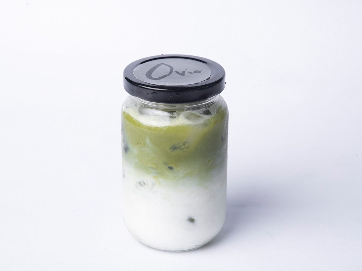Iced Honey Matcha Latte
